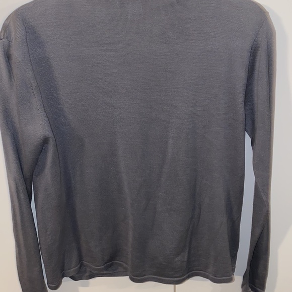 So Club Collection embroidered gray cardigan - Picture 4 of 4